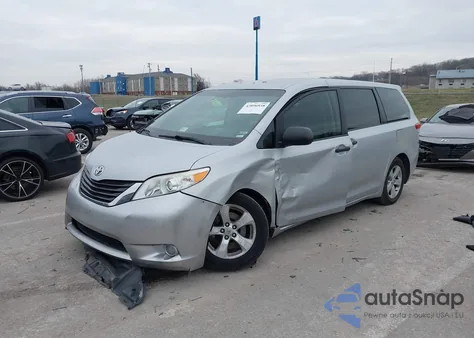 2014 Toyota Sienna L V6 7 Passenger from USA, damaged, VIN 5TDZK3DC9ES448913